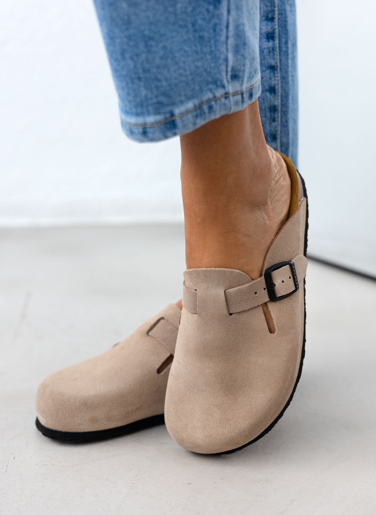 Plakton Clogs ανατομικά από δέρμα καστόρι Plakton 181539 - Άμμου