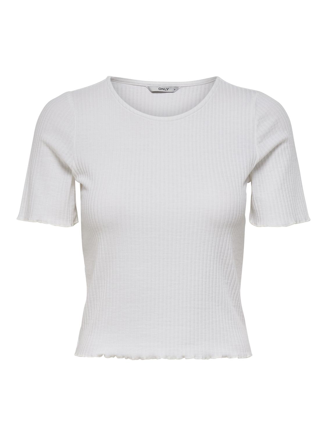 ONLY Crop top ONLY 15201206 - Λευκό