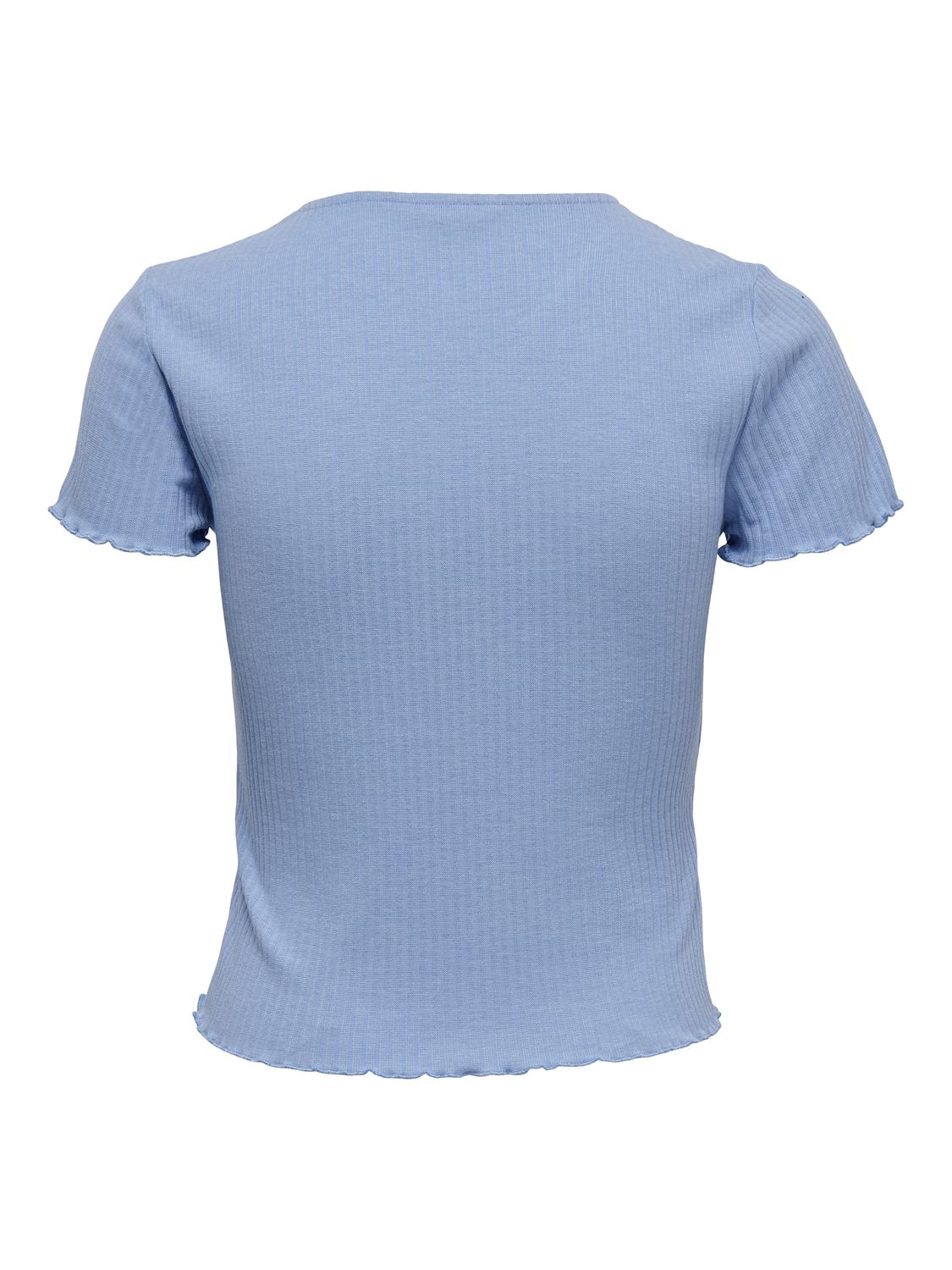 Crop top ONLY 15201206 - Γαλάζιο φωτογραφία