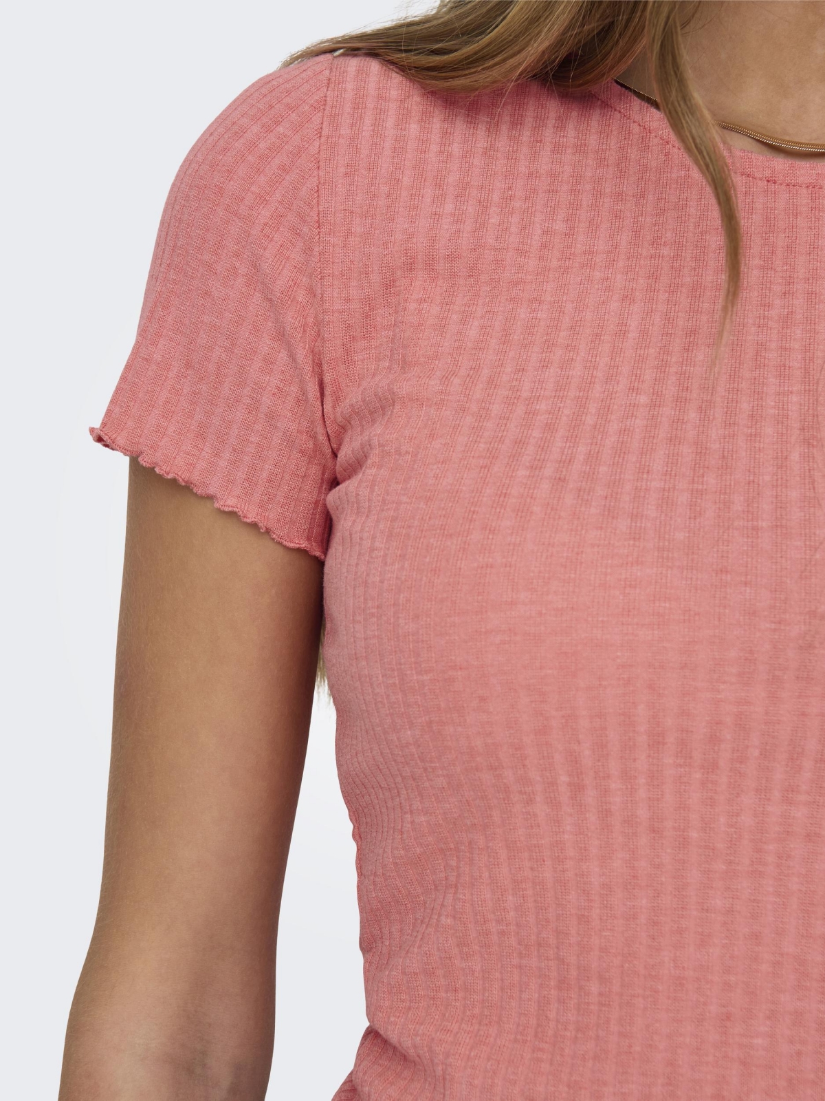 Crop top ONLY 15201206 - Κοραλί φωτογραφία