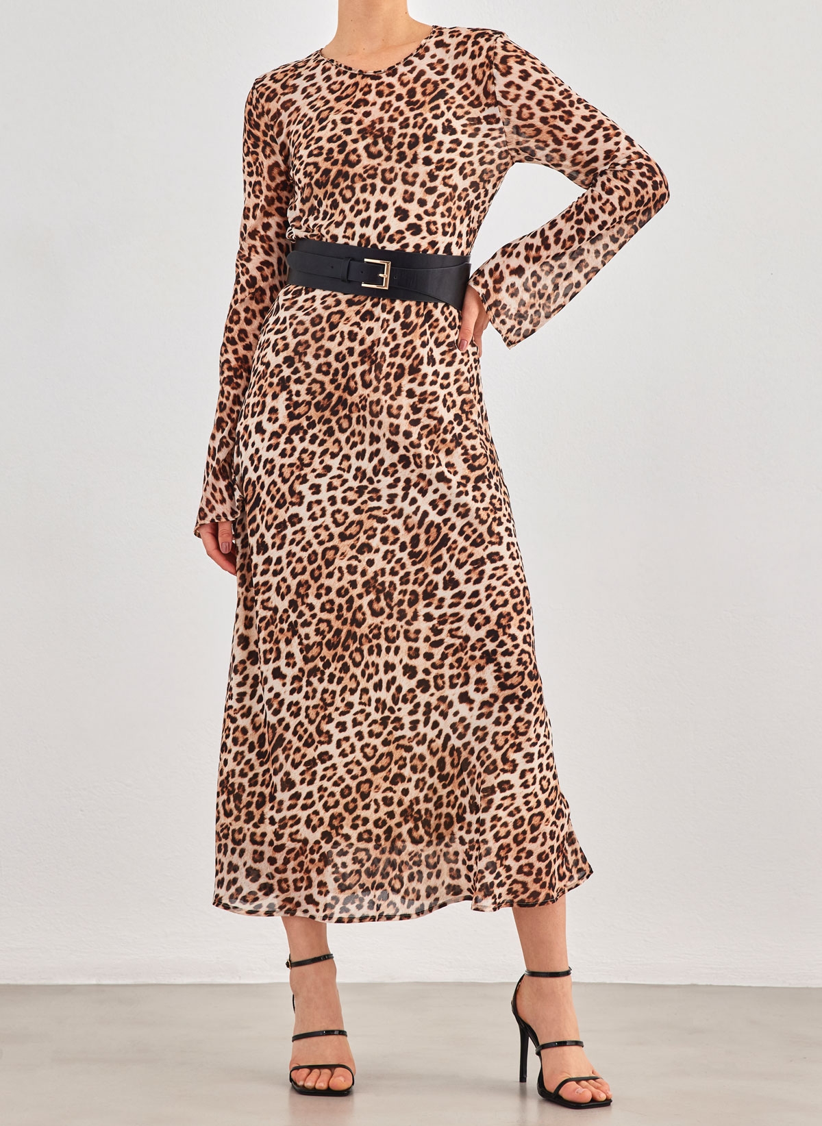 Brands > LUMINA Φόρεμα maxi με print - Leopard