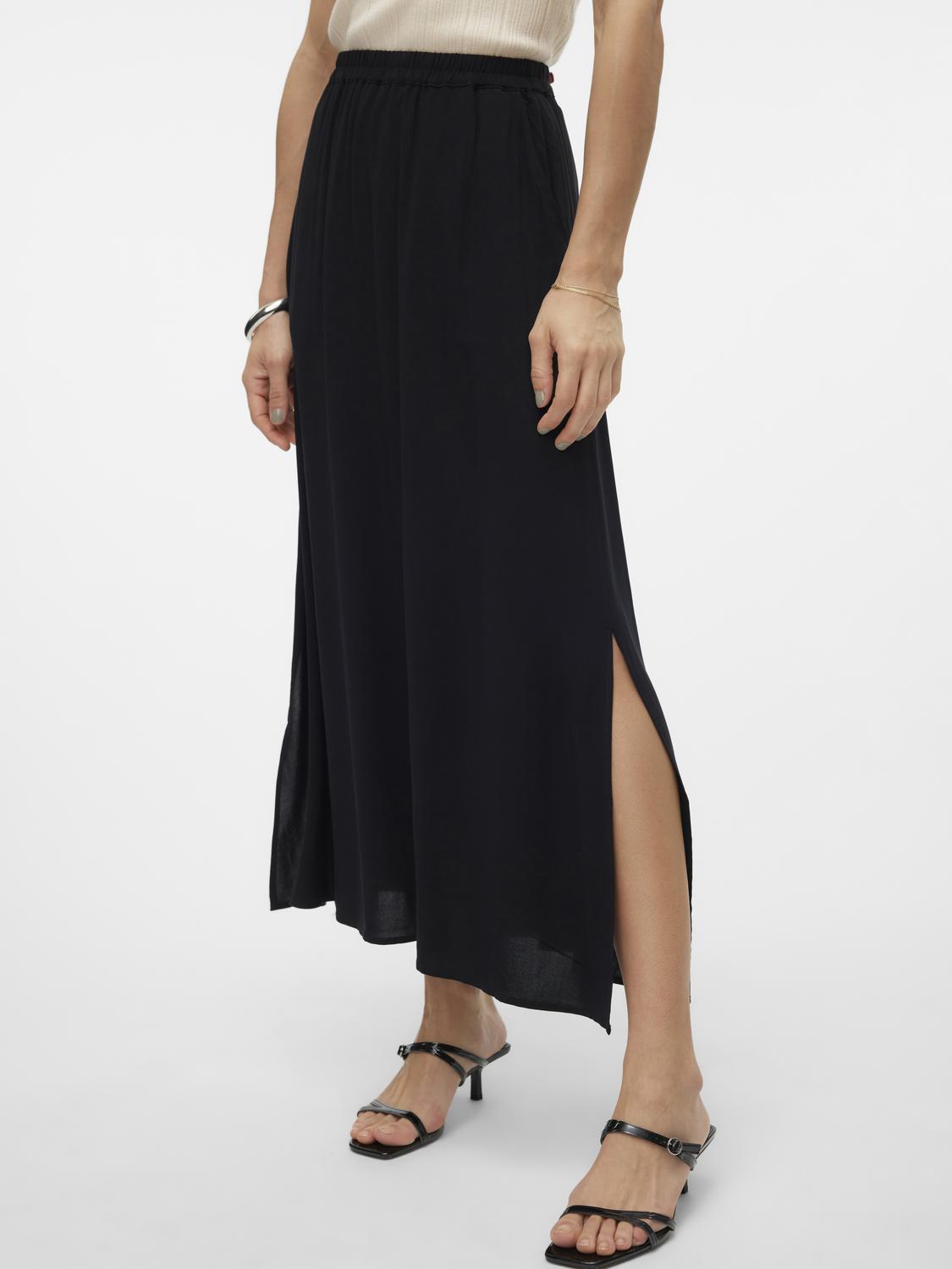 VERO MODA Φούστα μακριά Vero Moda 10302047 - Μαύρο