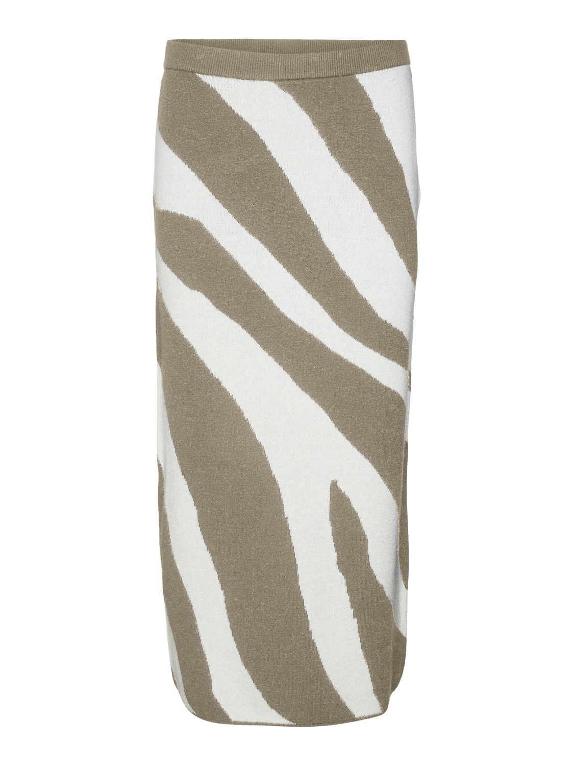 VERO MODA Φούστα πλεκτή με print Vero Moda 10310689 - Τάουπε