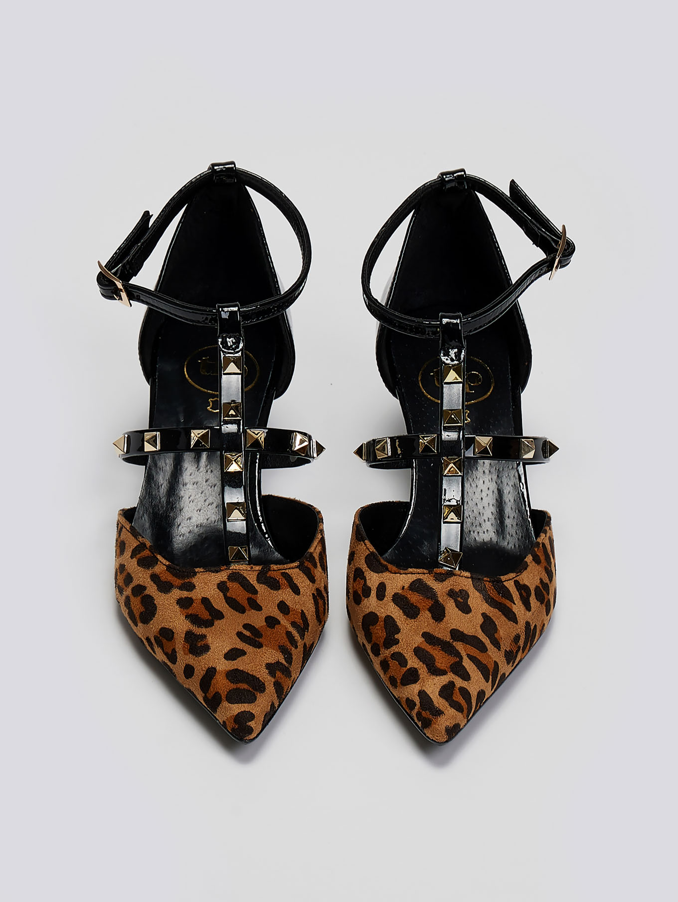 Γόβες μυτερές με τρουκς και print TFP - Leopard φωτογραφία