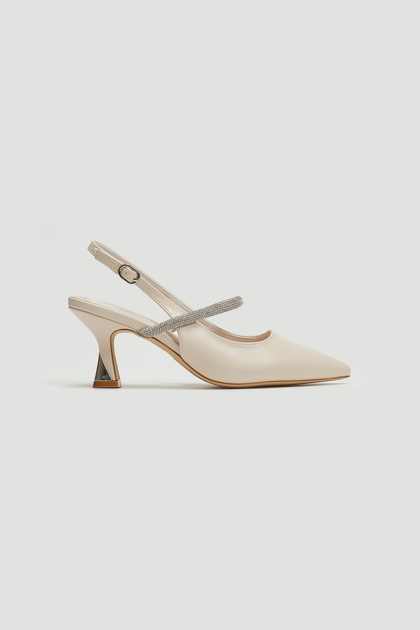 ERYNN Γόβες slingback με strass ERYNN - Ζαχαρί