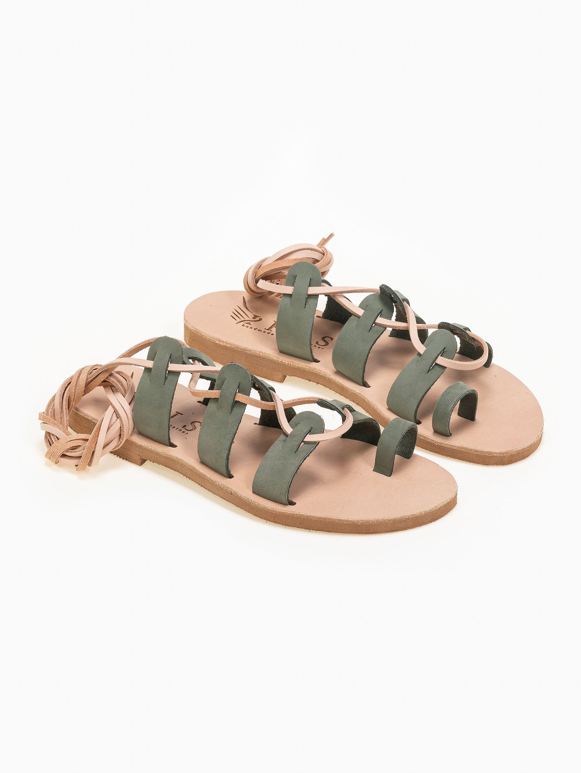 Σανδάλια με κορδόνια Iris Sandals - Μέντα φωτογραφία