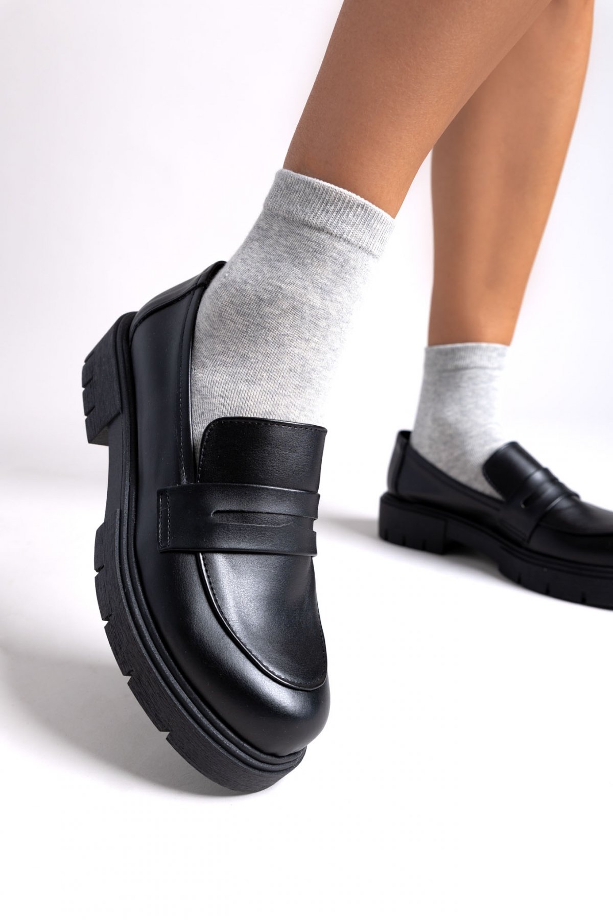 Estil Loafers chunky Estil - Μαύρο