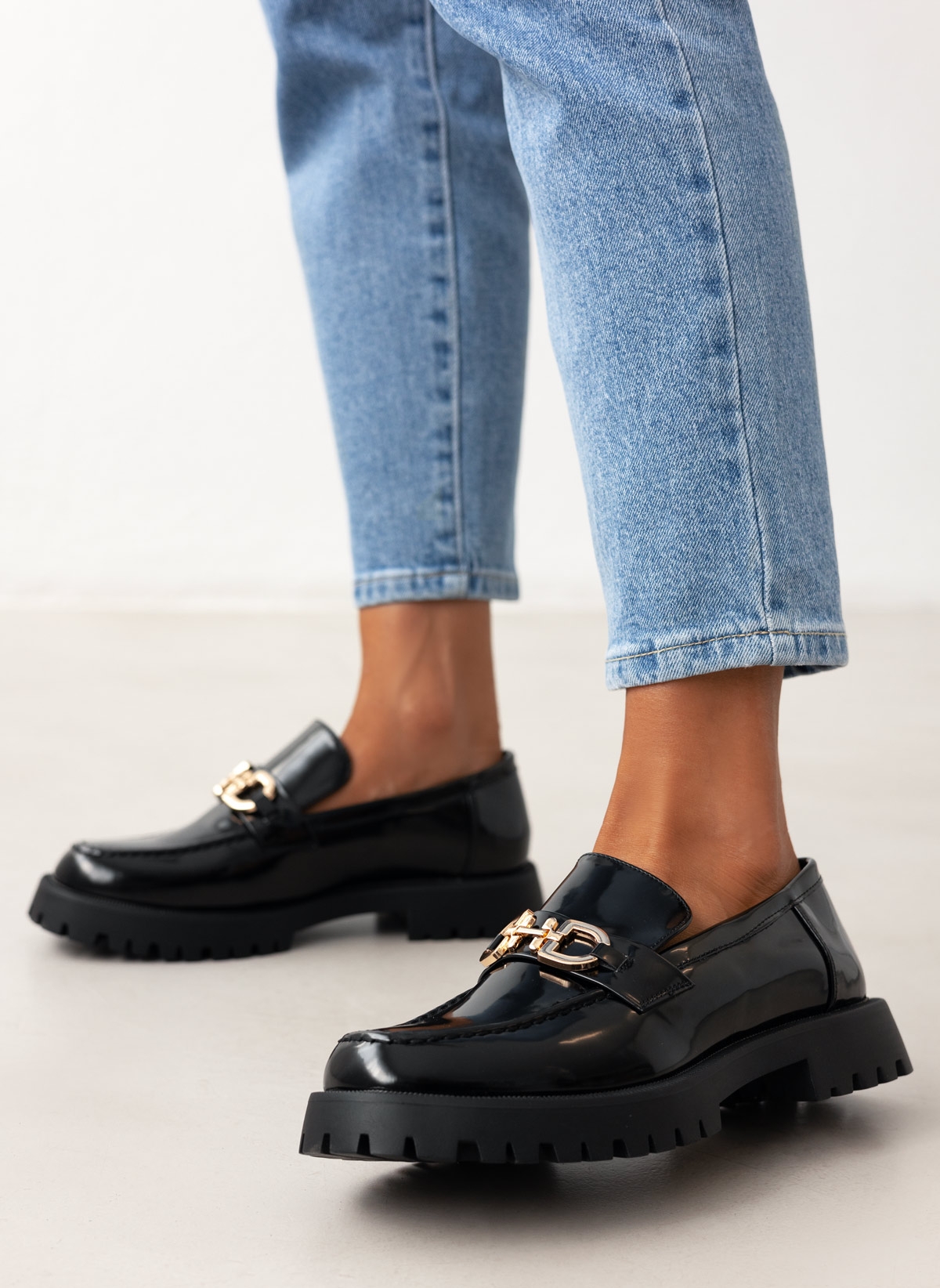 Loafers chunky φλωρεντίκ - Μαύρο φωτογραφία