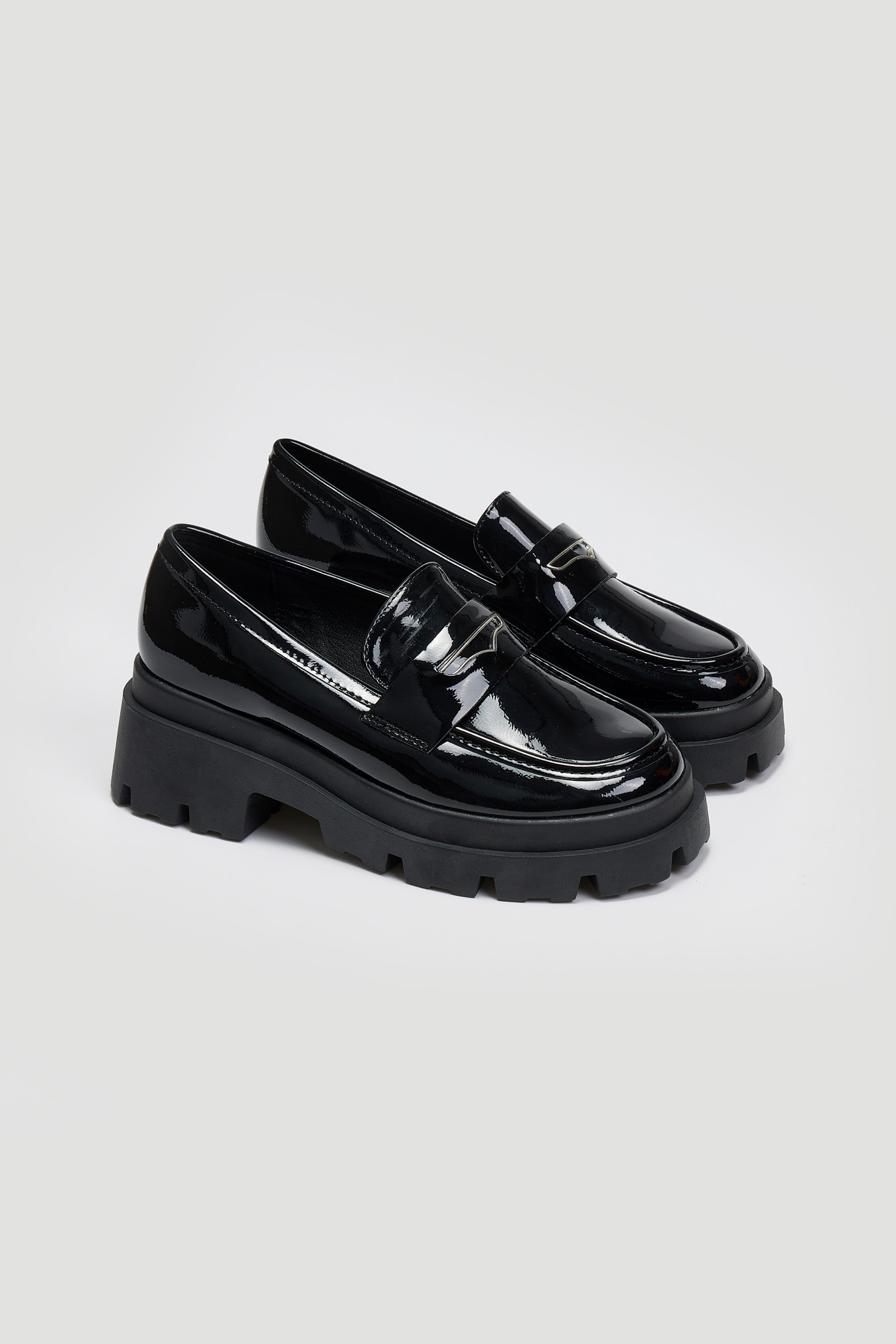 MARQUIIZ Loafers chunky λουστρίνι - Μαύρο