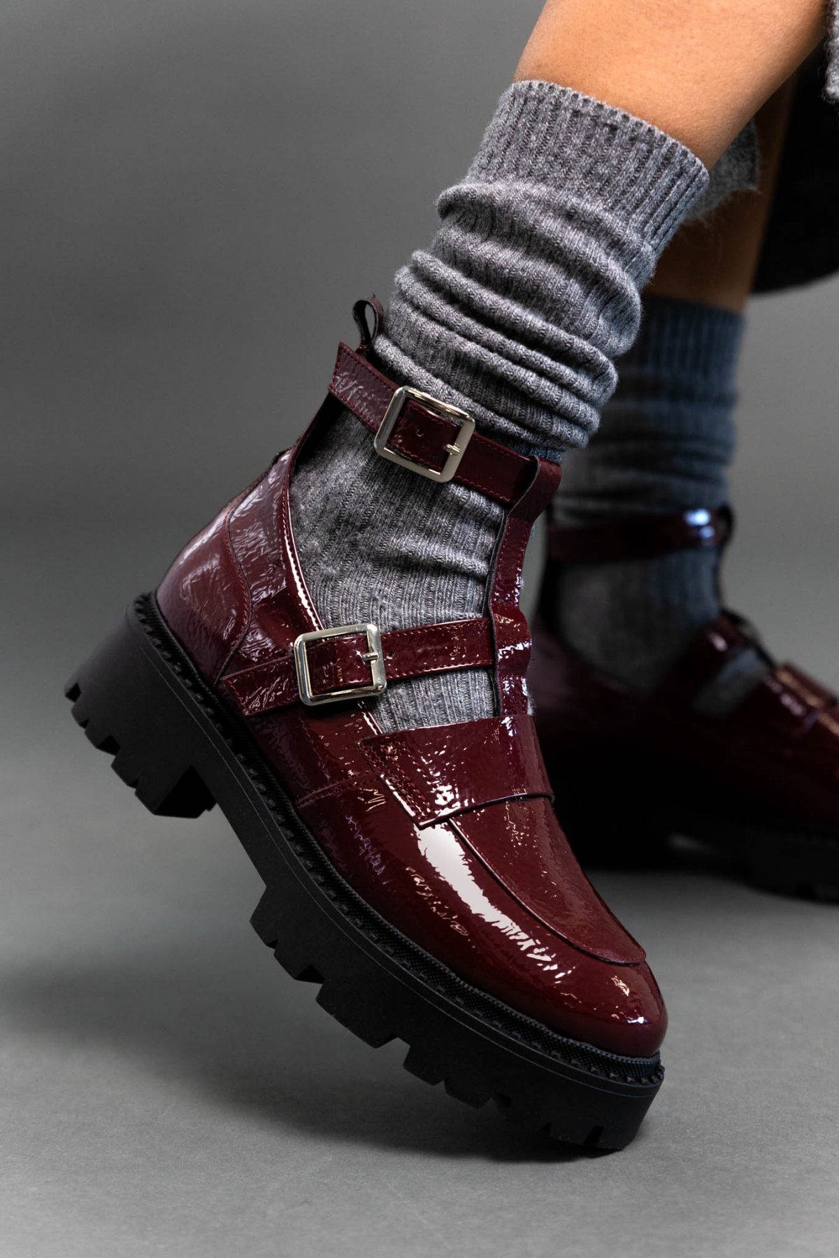 TFP Loafers chunky λουστρίνι TFP - Burgundy