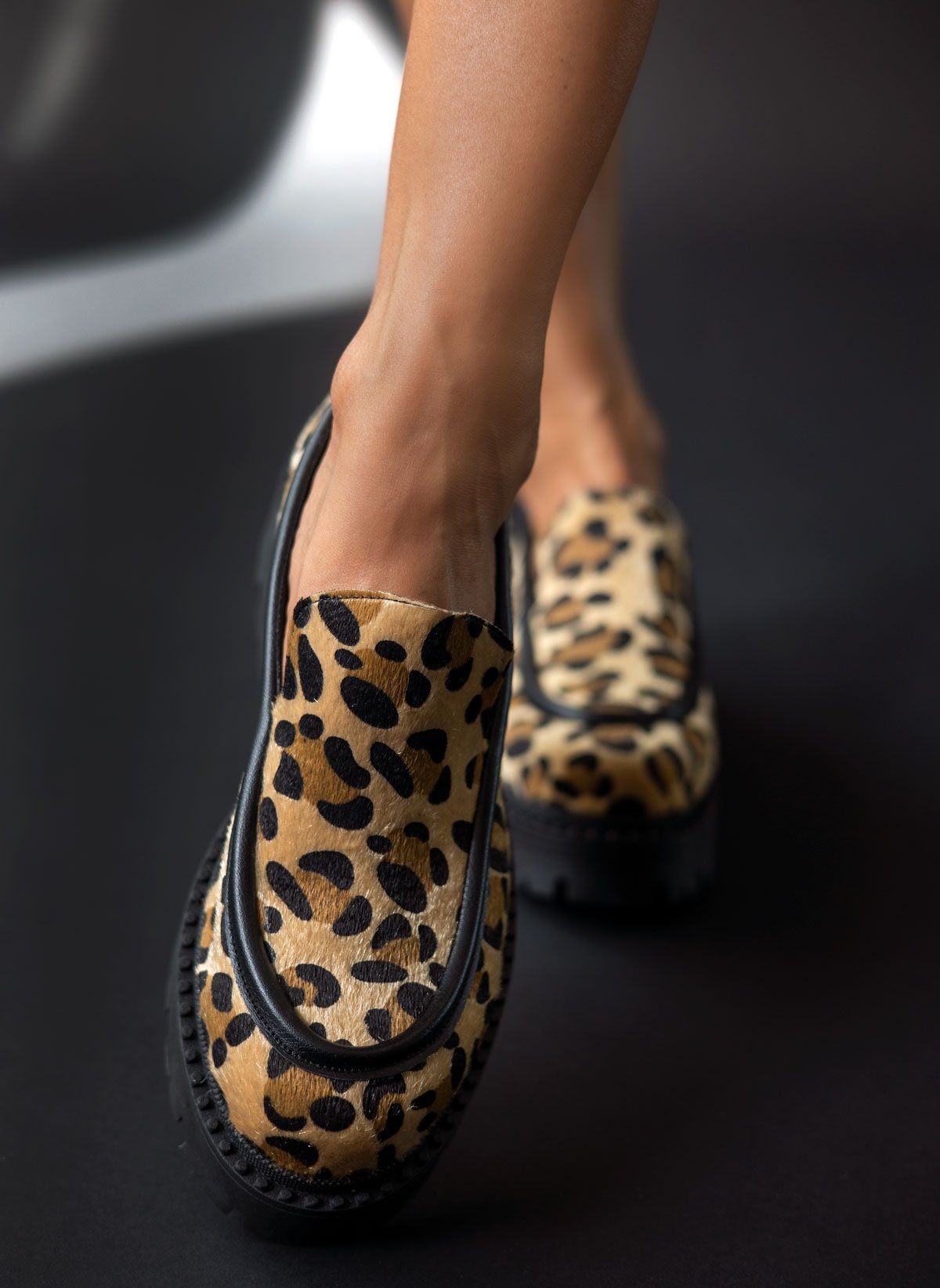 TFP Loafers chunky με print TFP - Leopard