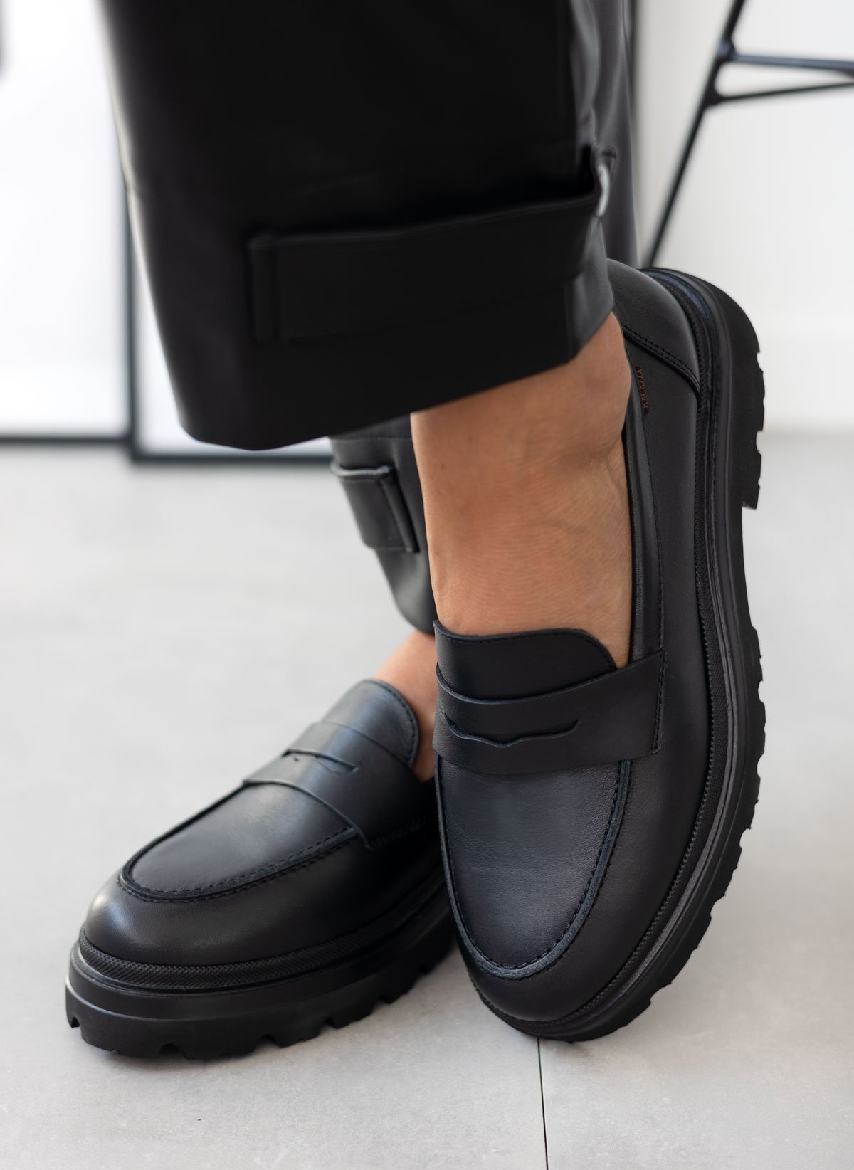 RAGAZZA Loafers δερμάτινα chunky Ragazza 0181 - Μαύρο