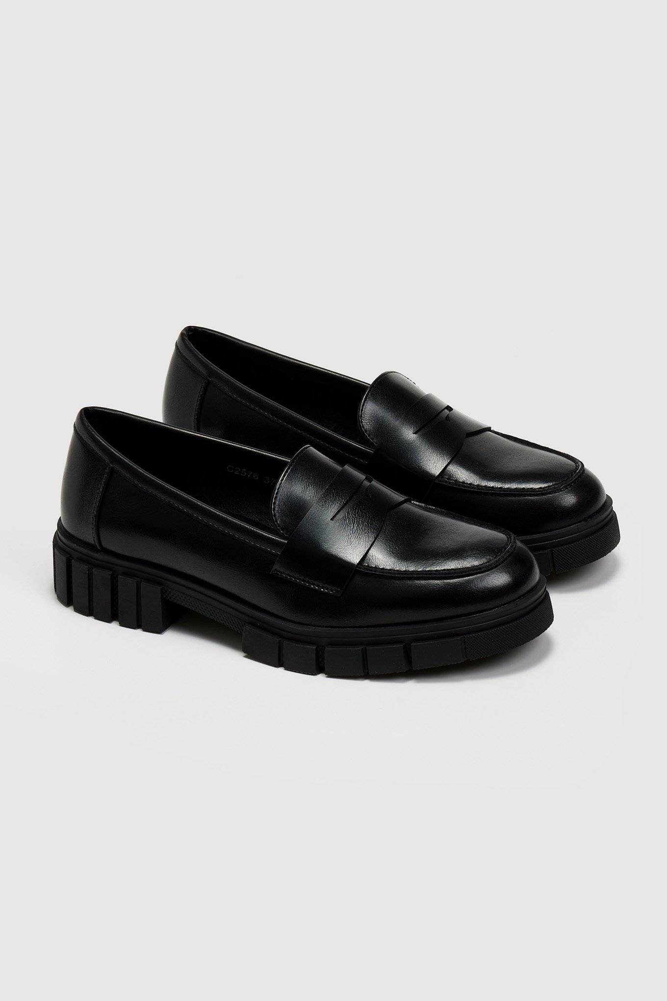La Coquette Loafers με chunky σόλα - Μαύρο