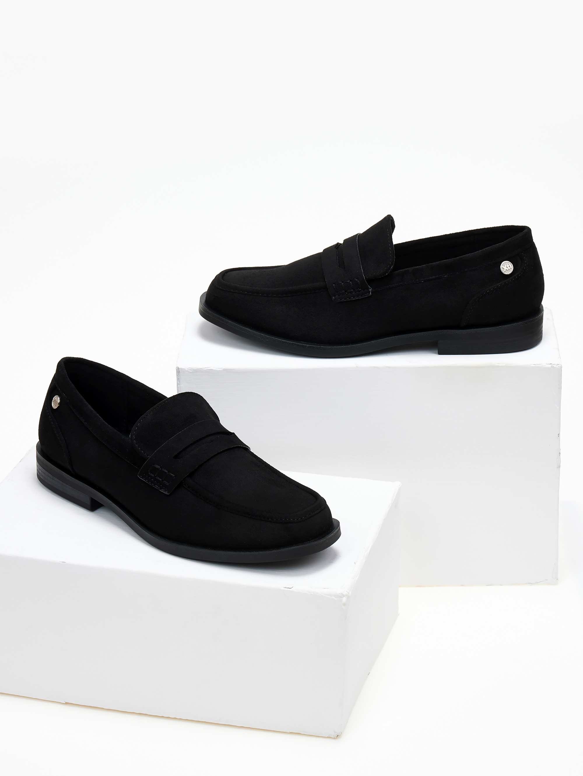 Μοκασίνια suede με ραφές Xti 142177 - Μαύρο φωτογραφία