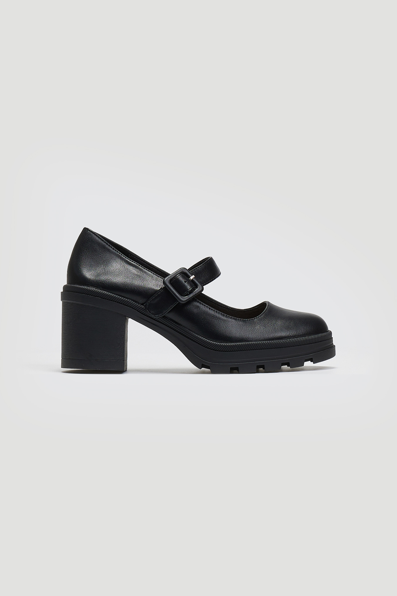 Ideal shoes Γόβες Mary Jane με μπαρέτα - Μαύρο