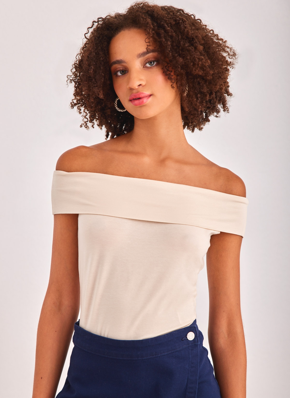 AWARE by VERO MODA Μπλούζα με ανοιχτούς ώμους AWARE by Vero Moda 10307367 - Ζαχαρί