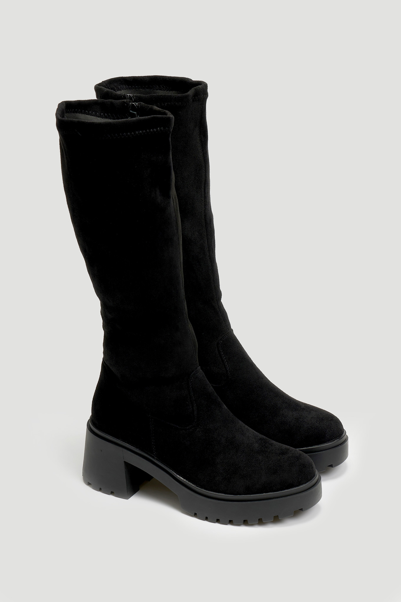 Μπότες casual suede - Μαύρο φωτογραφία