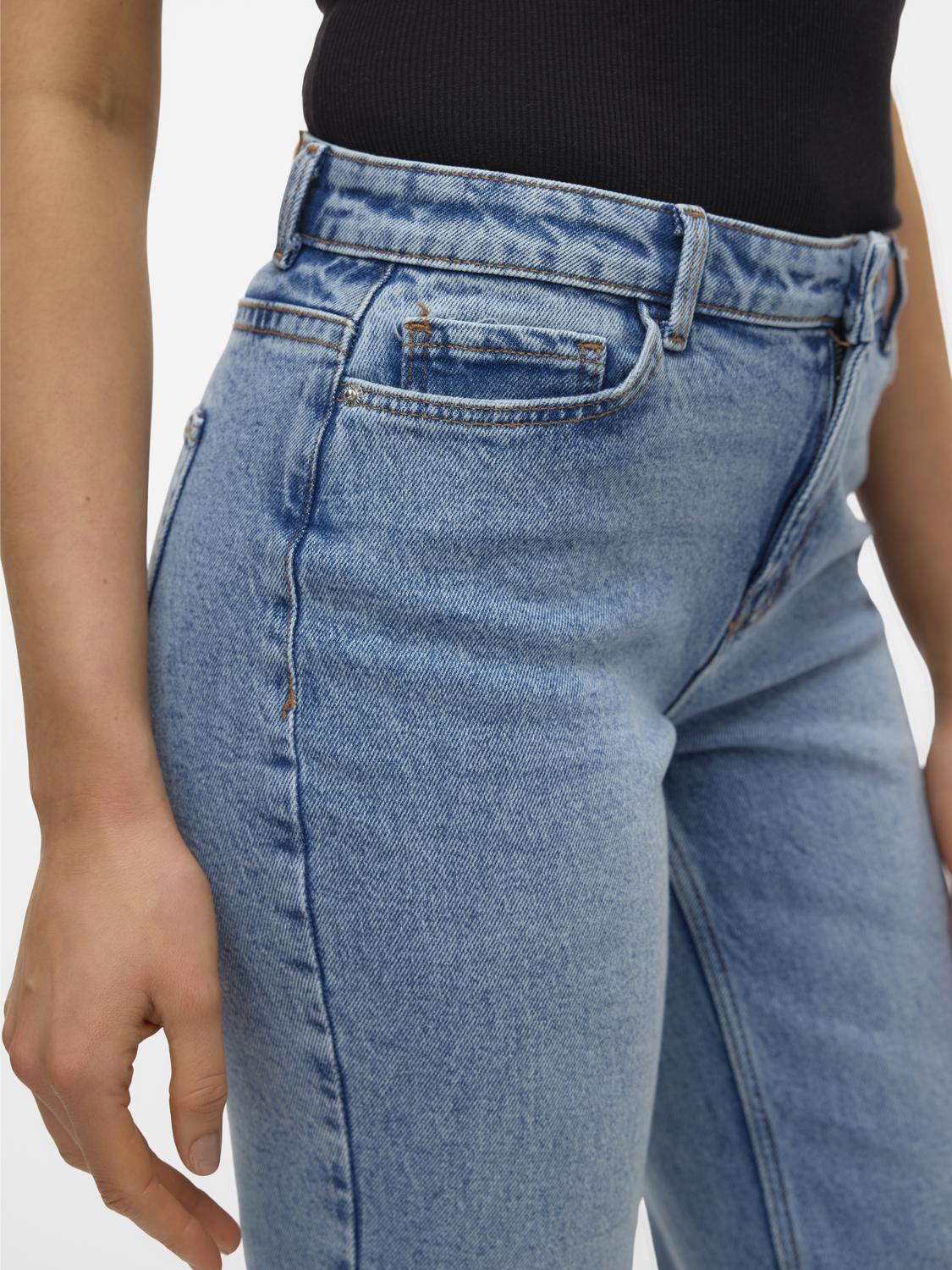 Παντελόνι τζιν KYLA straight Vero Moda 10307322 - Μπλε jean φωτογραφία