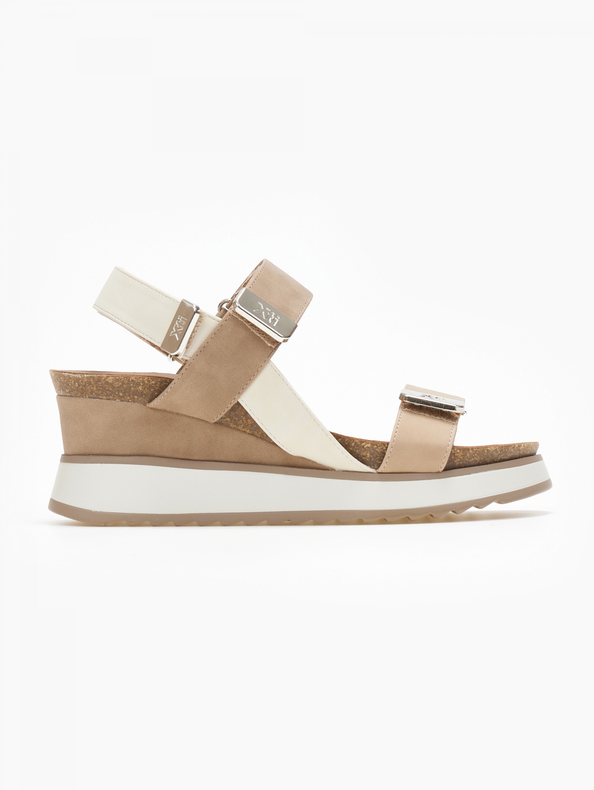 Πλατφόρμες sporty με velcro Xti 141095 – Τάουπε