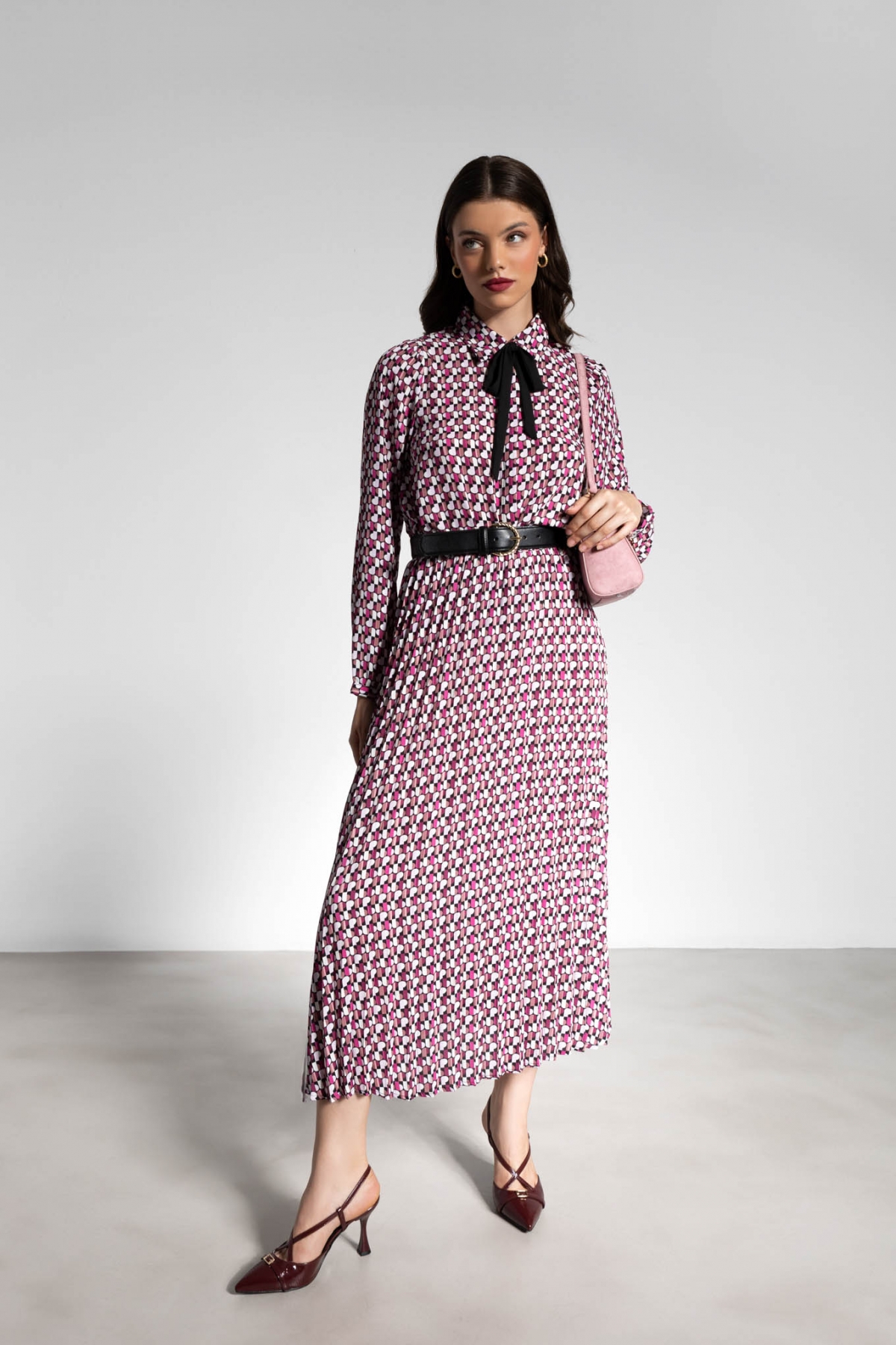 ONLY Πουκάμισο με print ONLY 15329605 - Magenta