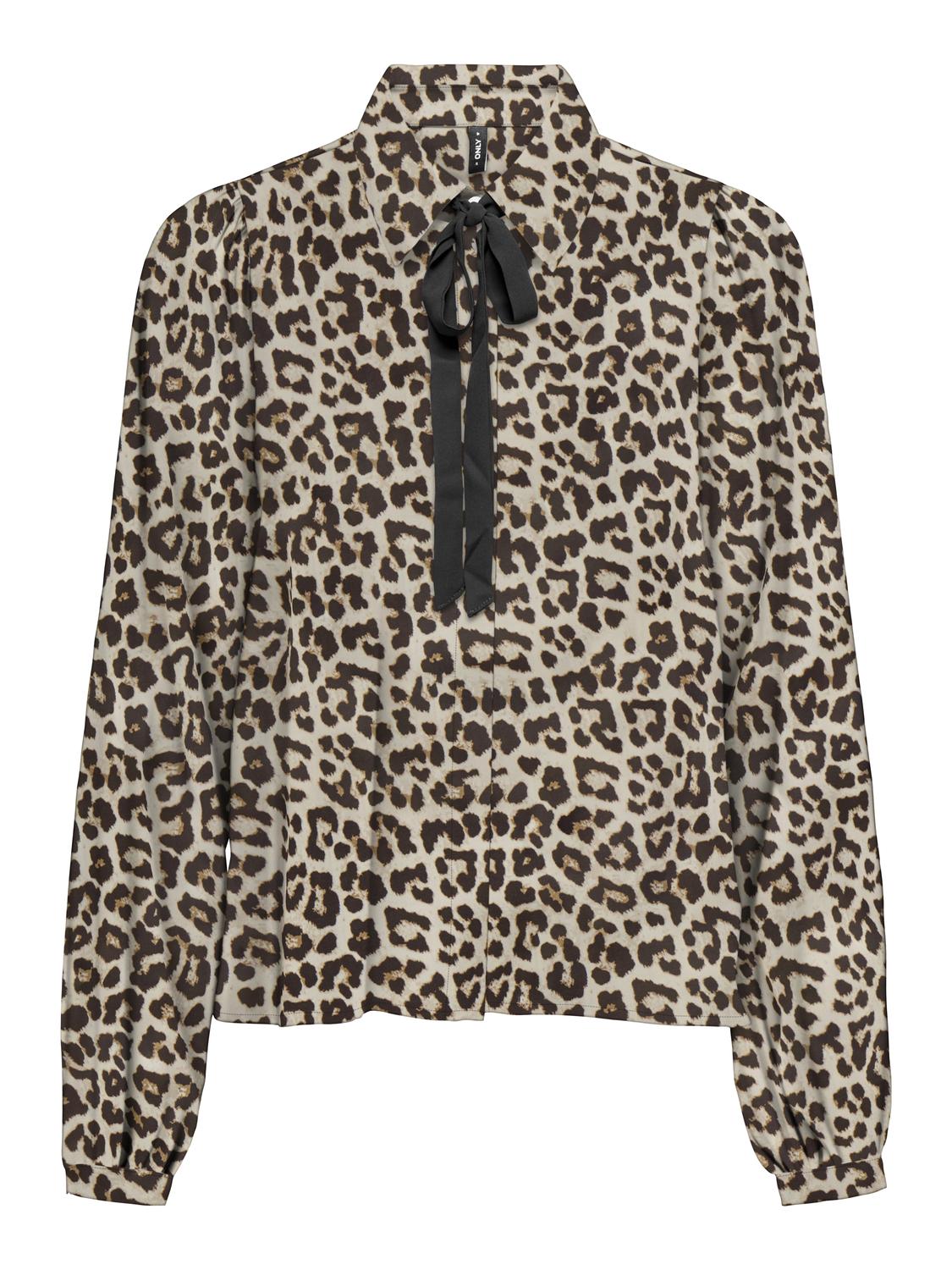 ONLY Πουκάμισο με print ONLY 15329605 - Leopard