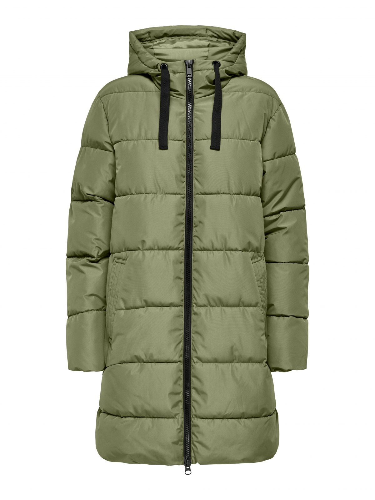 Puffer μακρύ μπουφάν ONLY 15323232 - Χακί φωτογραφία