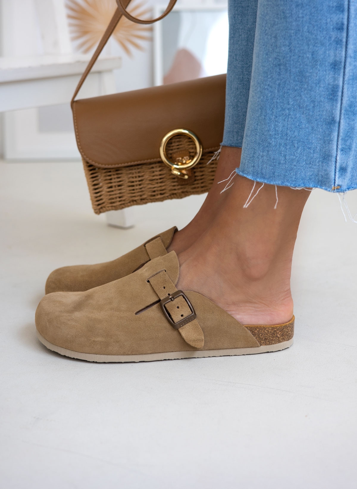 Plakton Clogs ανατομικά από δέρμα καστόρι Plakton 181539 - Μπεζ