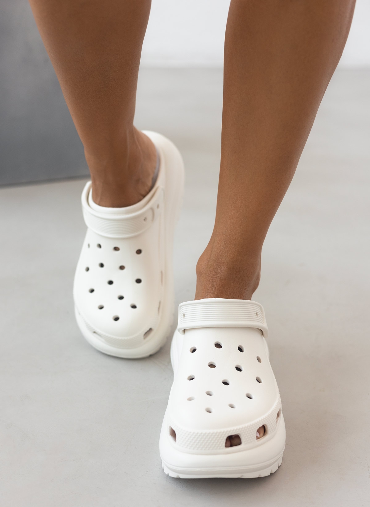 Jelly Vitamin Σαμπό flatforms - Λευκό