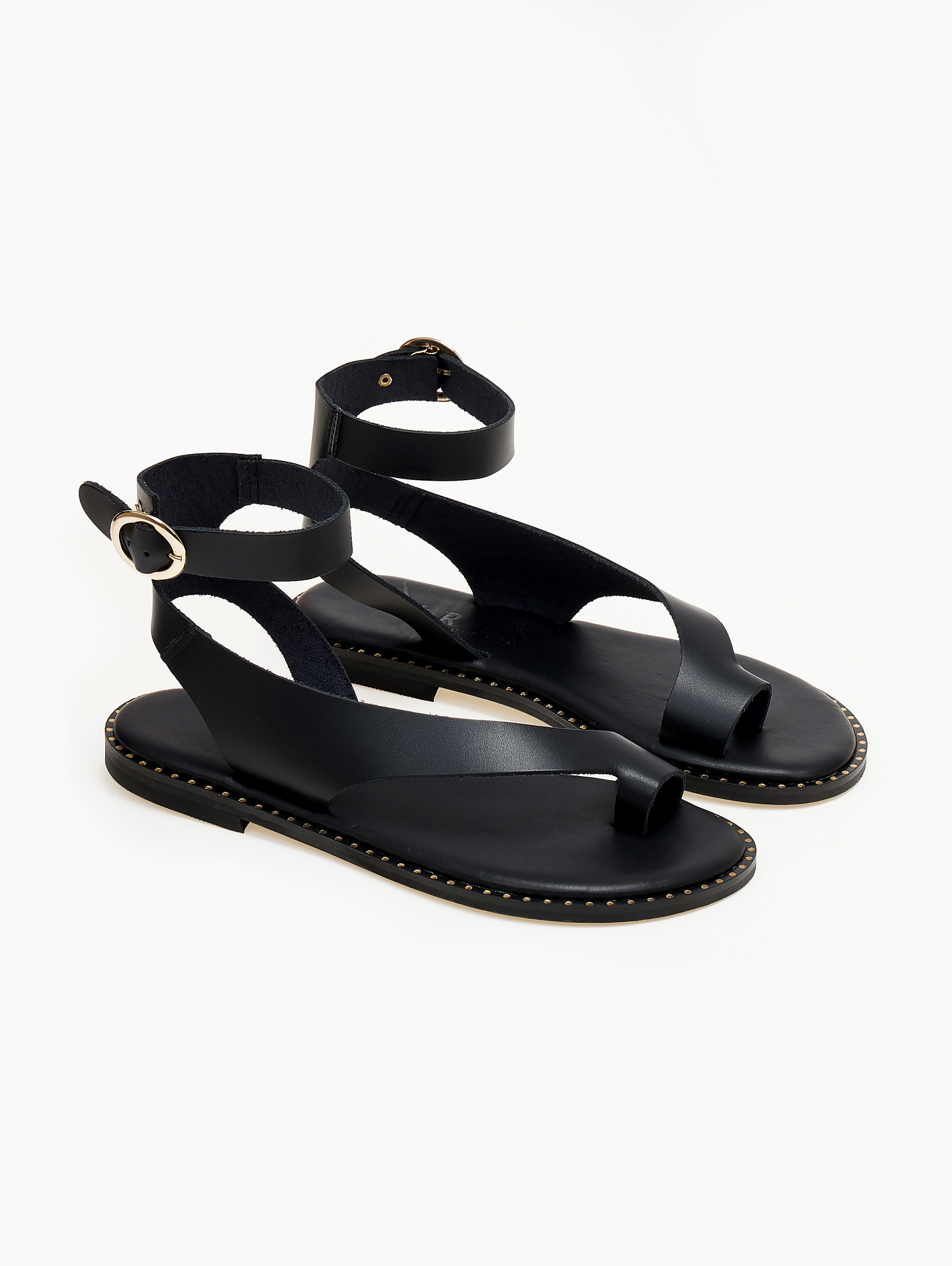 IRIS Σανδάλια δερμάτινα Iris Sandals - Μαύρο
