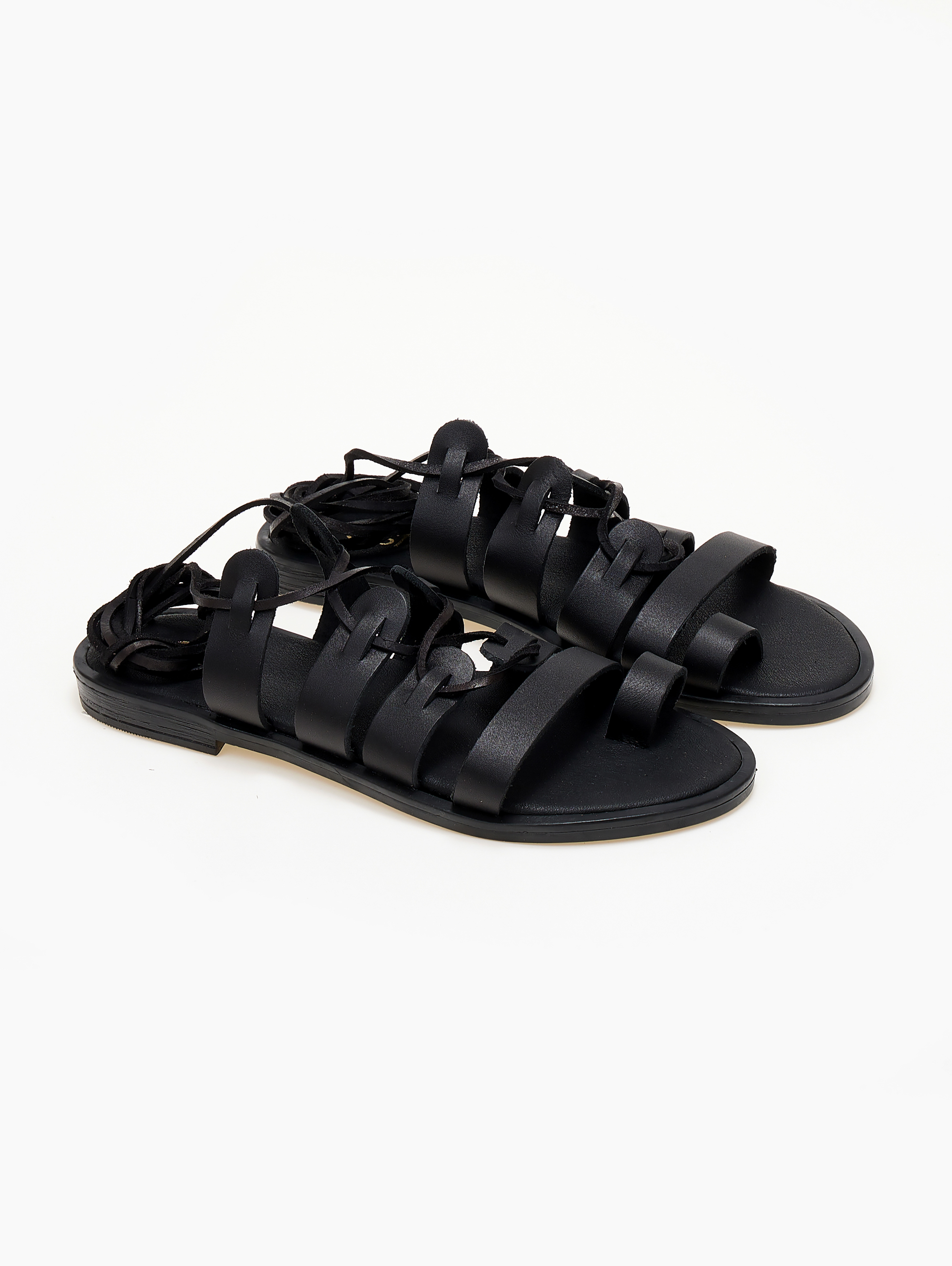 Σανδάλια lace-up Estil - Μαύρο φωτογραφία