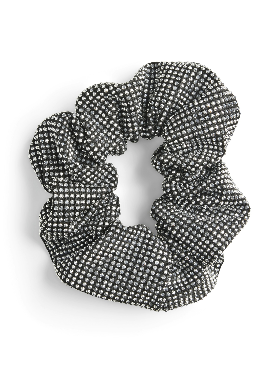 PIECES Scrunchie με στρας PIECES 17151926 - Ασημί