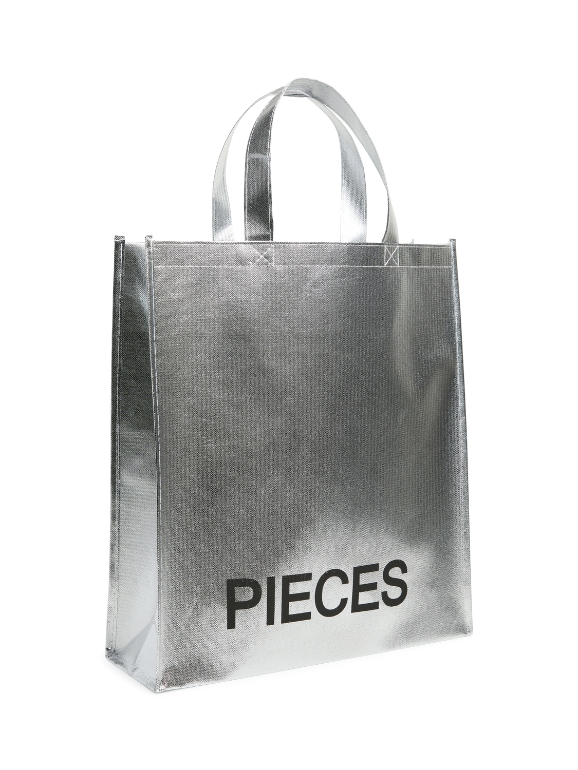 PIECES Shopper bag σε μεταλλικά χρώματα PIECES 17151837 - Ασημί