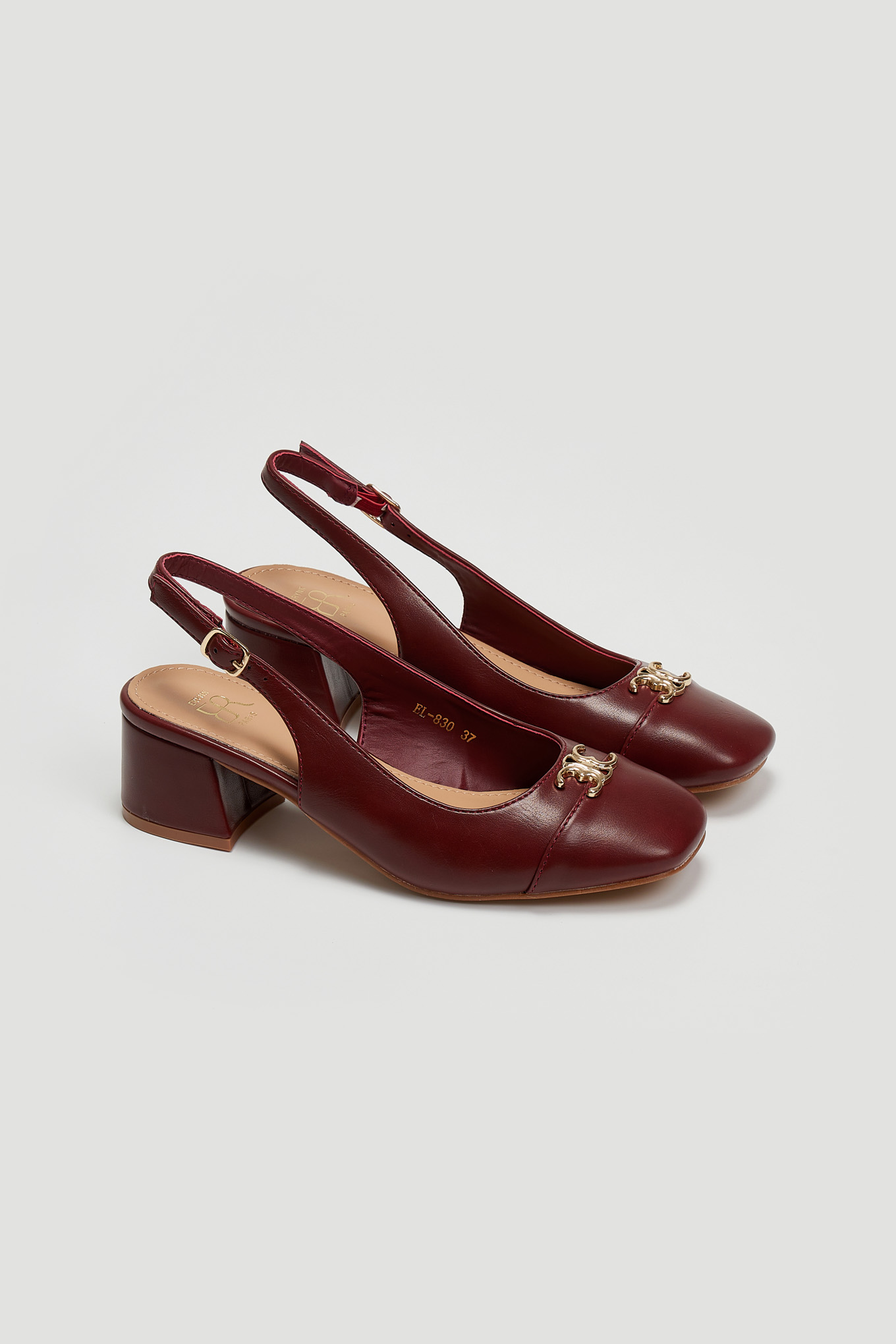 Γόβες Slingback ERYNN - Burgundy φωτογραφία