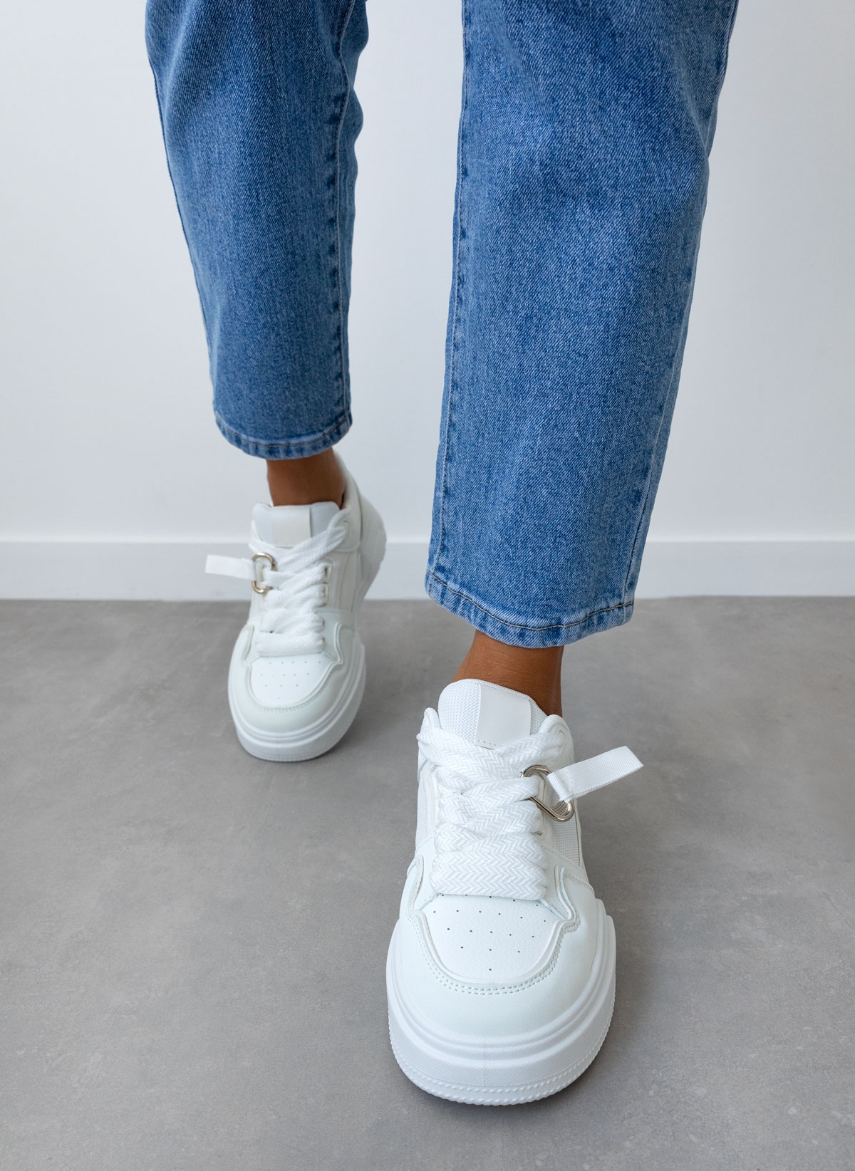 MARQUIIZ Sneakers chunky με φαρδιά κορδόνια - Λευκό