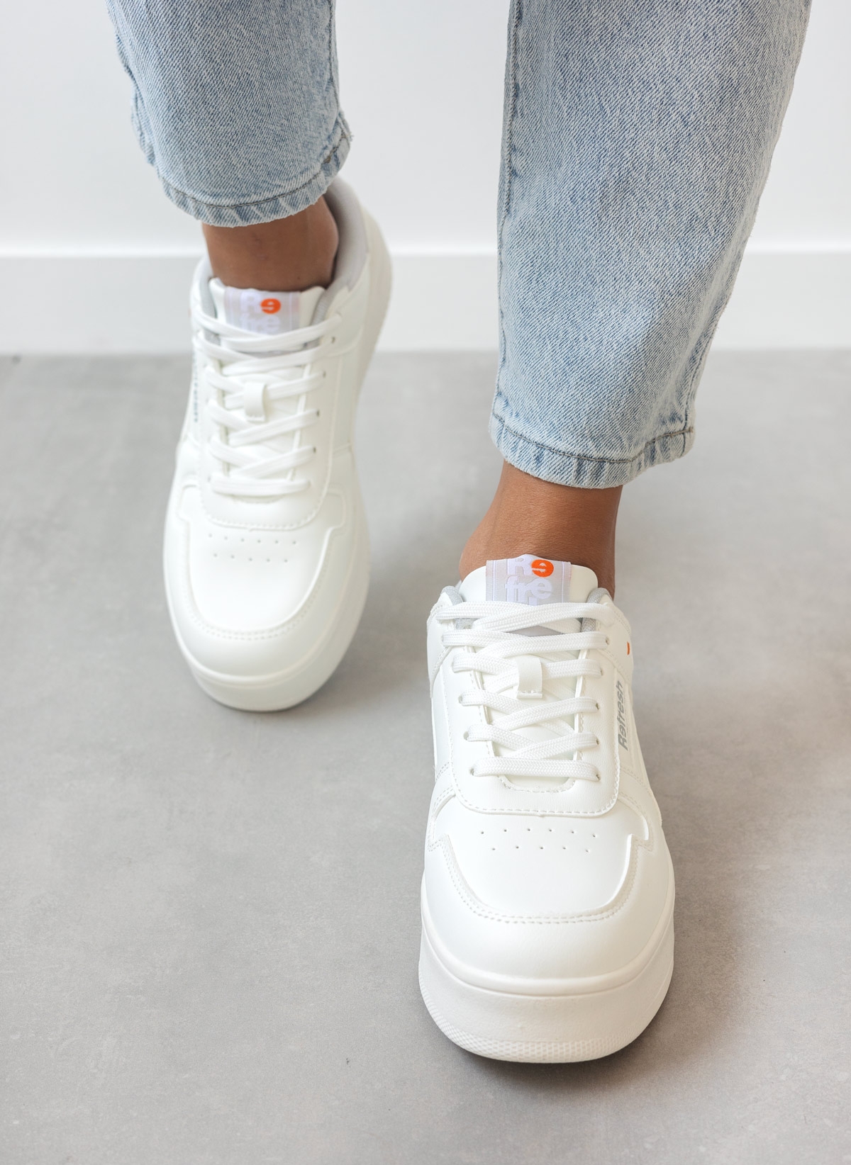 Sneakers flatforms Refresh 172350 - Λευκό φωτογραφία