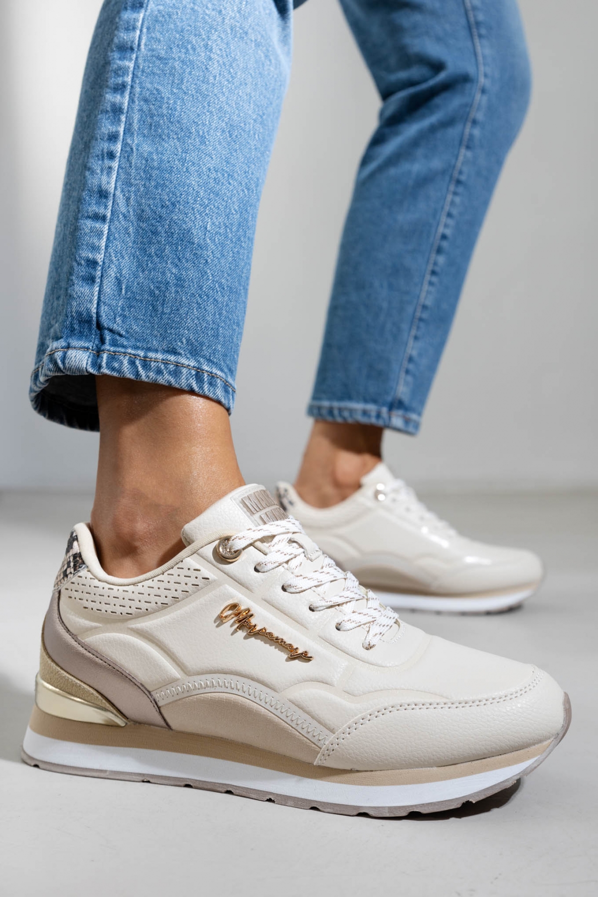 MARIAMARE Sneakers με ανάγλυφο pattern Mariamare 68421 - Πάγου