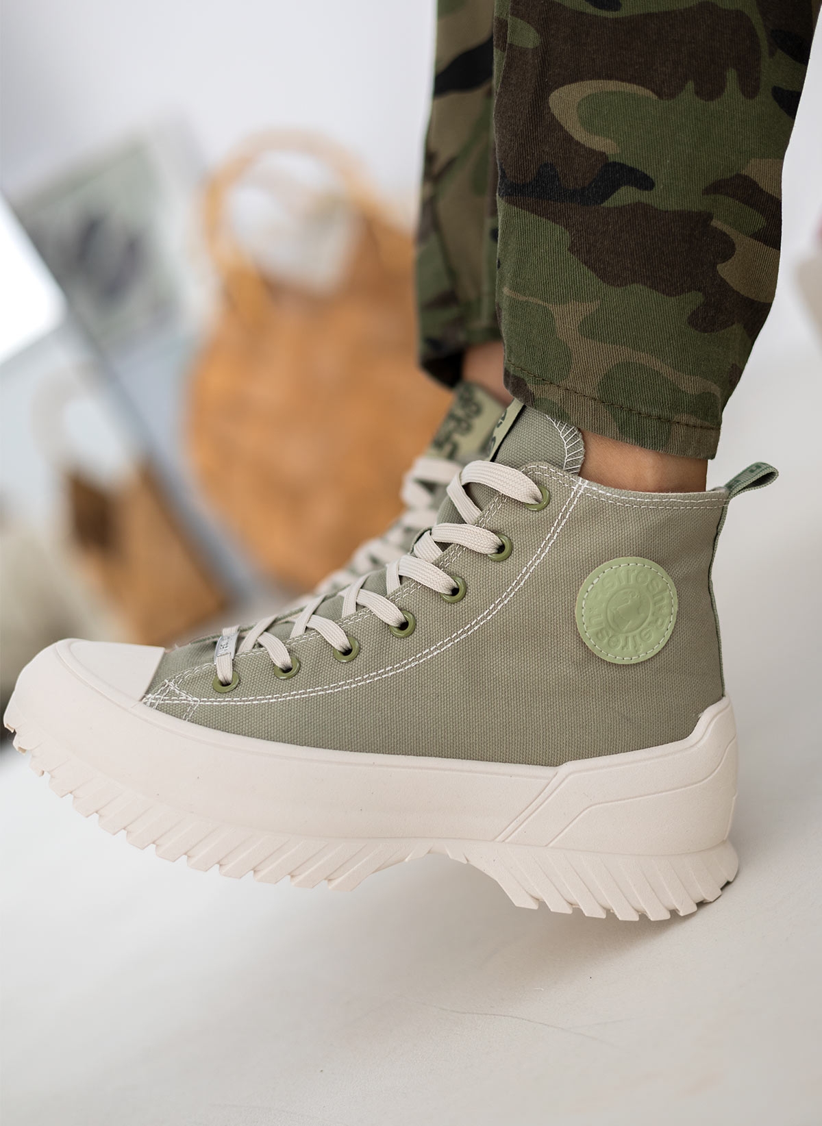 Sneakers μποτάκια με chunky σόλα Refresh 170803 – Μέντα