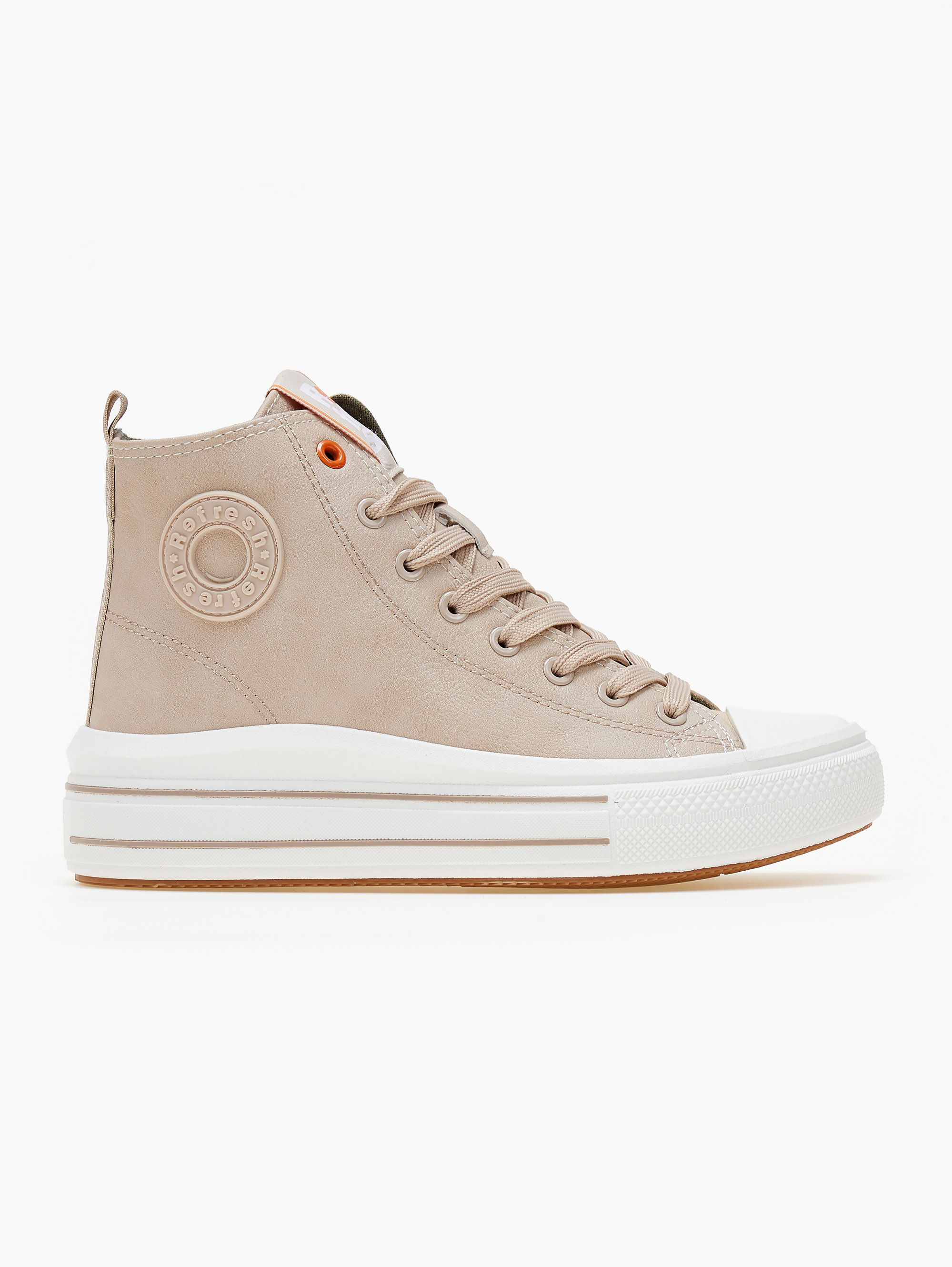 Sneakers μποτάκια Refresh 172284 - Μπεζ φωτογραφία