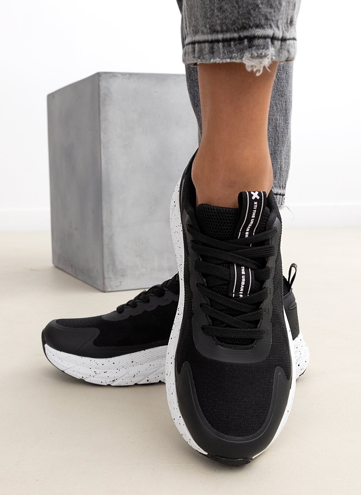 Xti Footwear Sneakers σε συνδυασμό υλικών Xti 143177 - Μαύρο