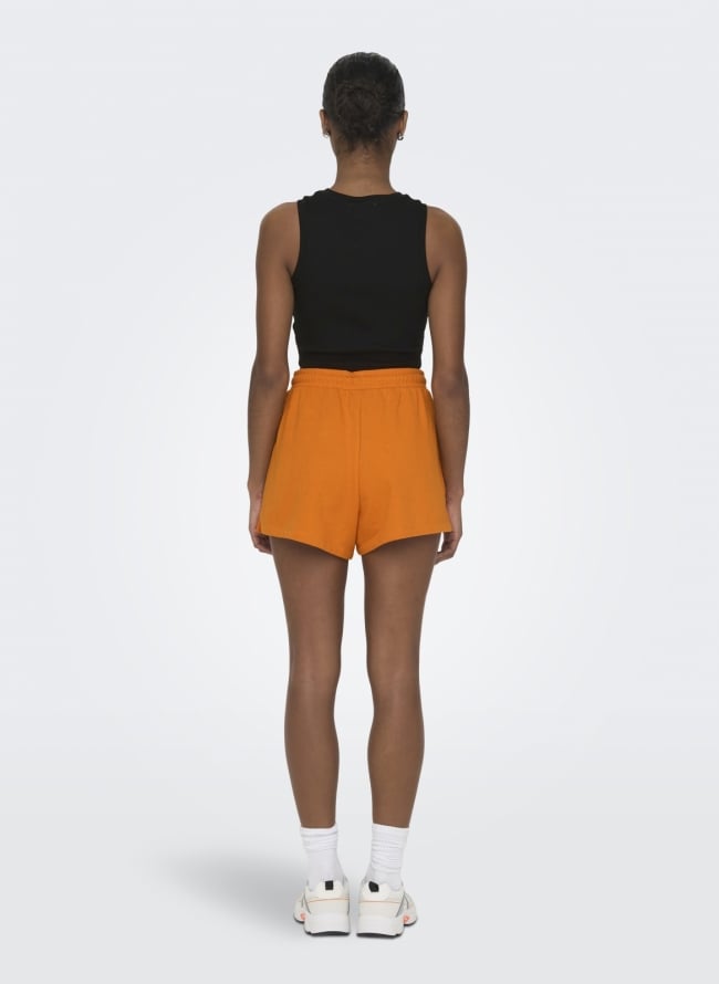 Αμάνικο crop top Only 15282771 - Μαύρο