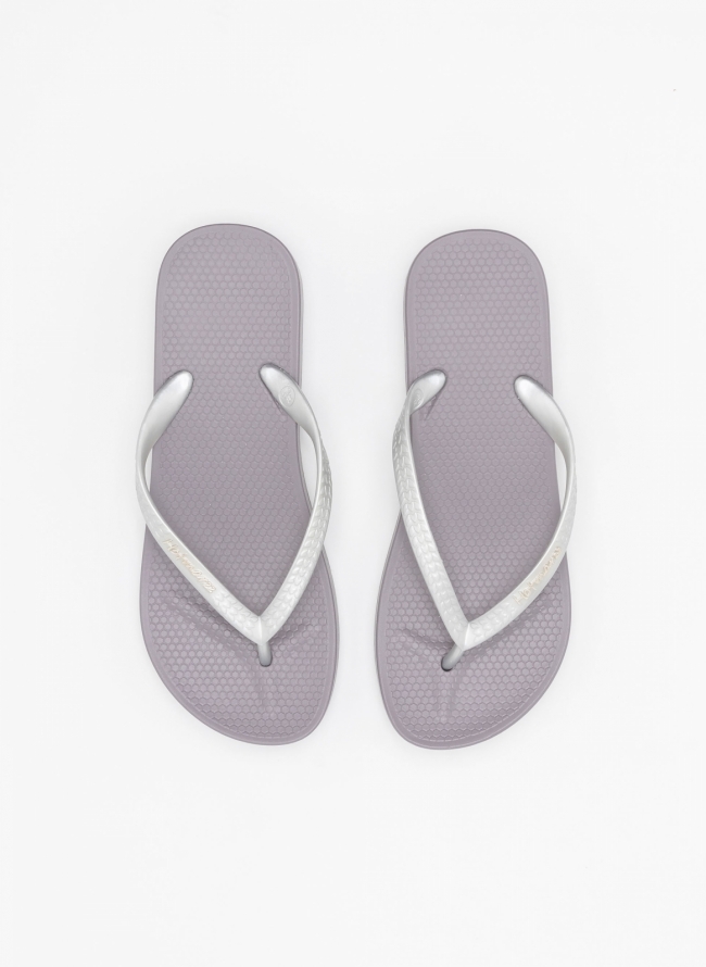 Σαγιονάρες flatform  - Ασημί
