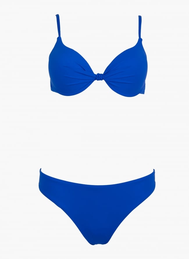Bikini set με σταθερή ενίσχυση - Μπλε