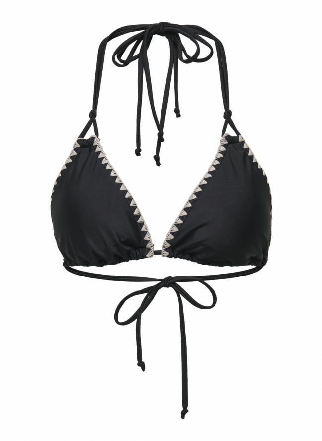 Bikini top τριγωνάκι Only 15324867 - Μαύρο