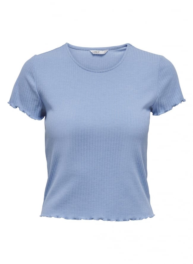 Crop top ONLY 15201206 - Γαλάζιο
