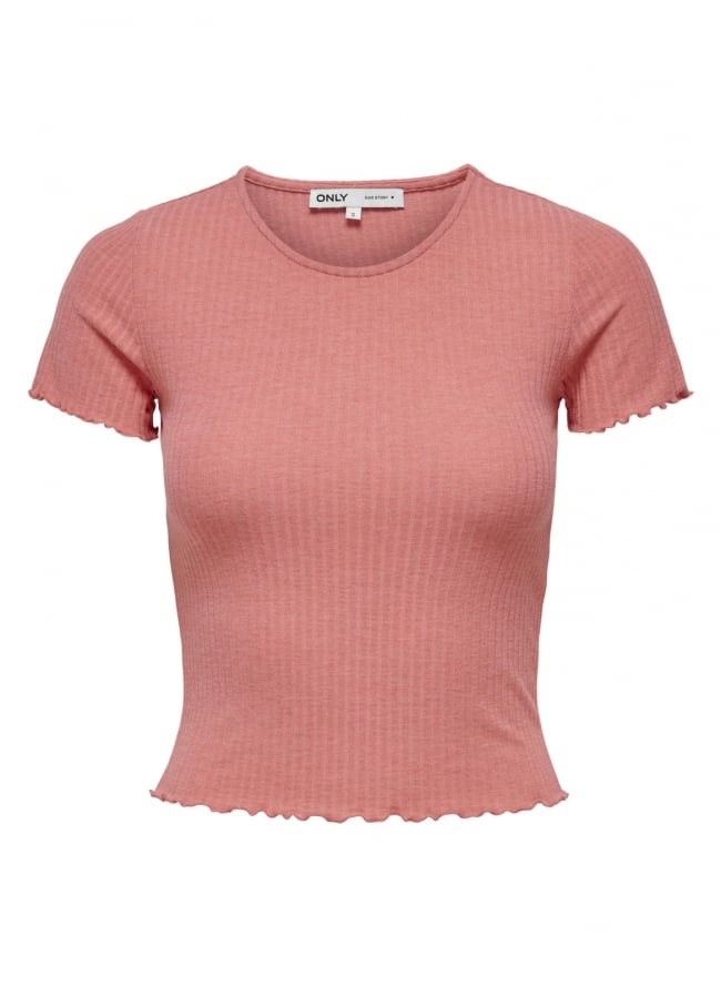 Crop top ONLY 15201206 - Κοραλί