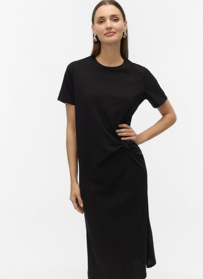 Φόρεμα με κόμπο Vero Moda 10327090 - Μαύρο