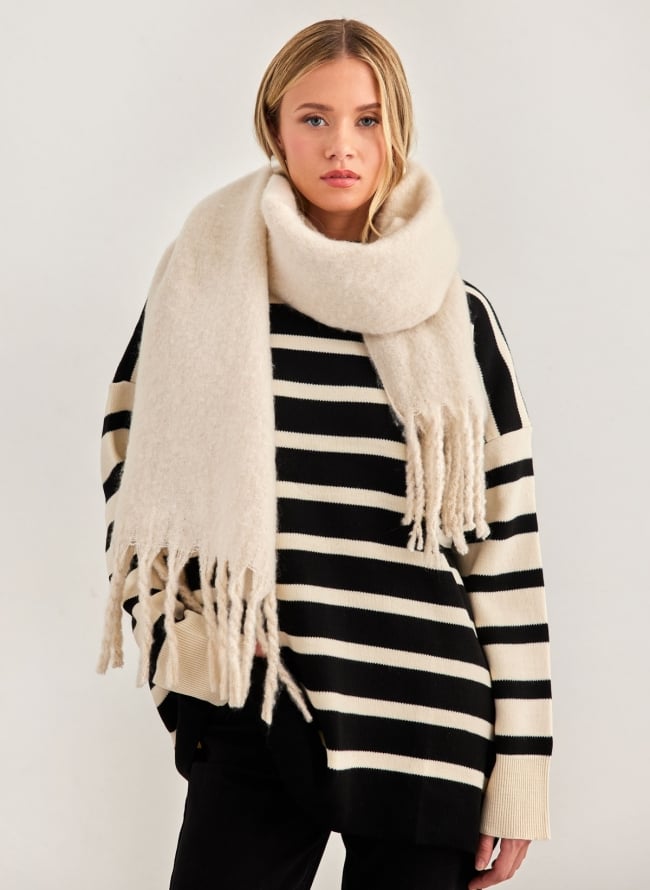 Κασκόλ με κρόσσια Vero Moda 10269145 - Ζαχαρί
