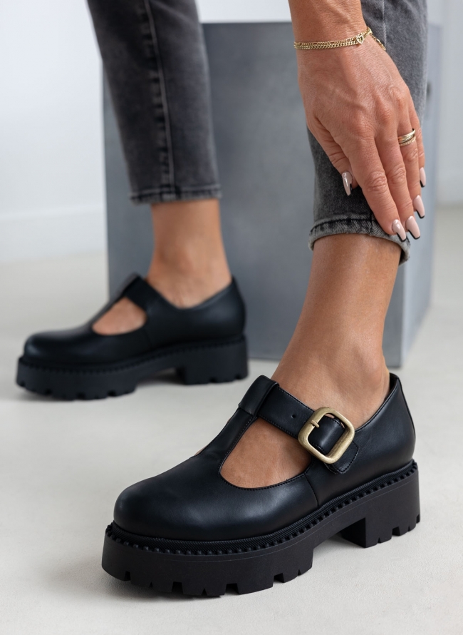 Loafers chunky Mary Jane TFP - Μαύρο