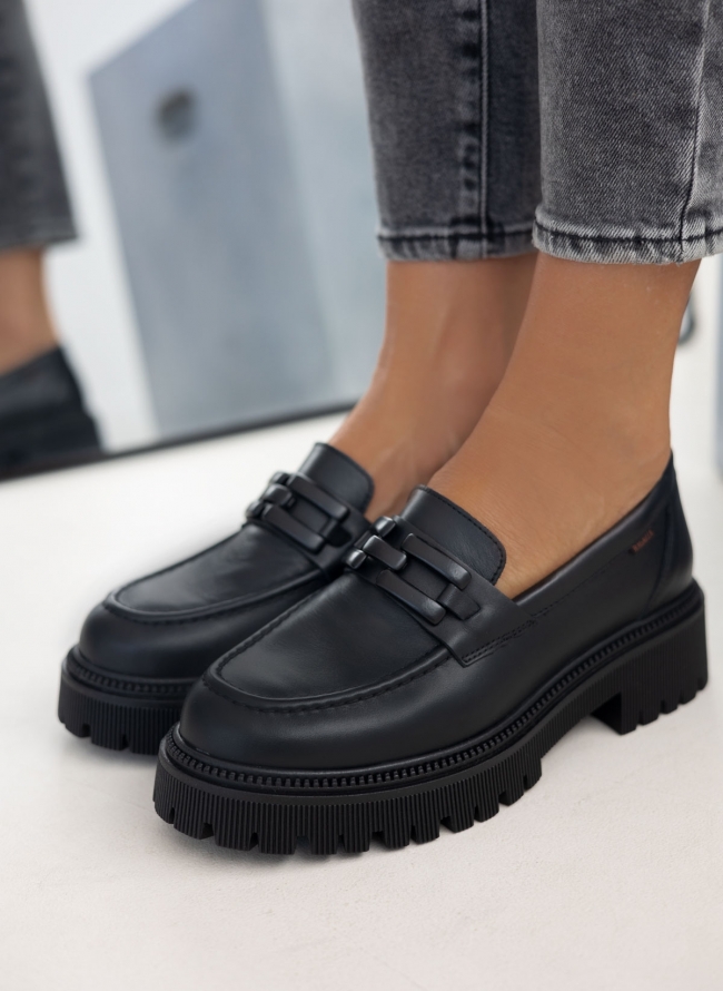 Loafers δερμάτινα chunky Ragazza 0304 - Μαύρο