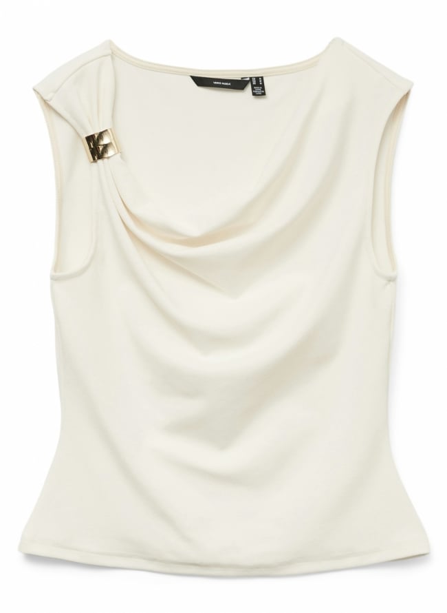 Μπλούζα αμάνικη Vero Moda 10327500 - Λευκό